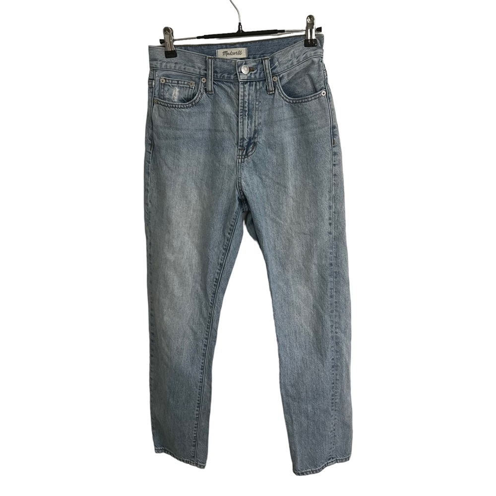 MADEWELL “The Perfect Vintage Jean” light wash distressed Size:25